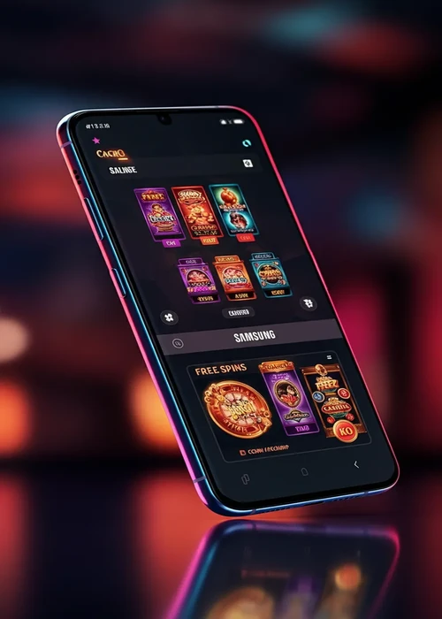 Vibrant Atlantic Spins Casino homepage displaying a captivating banner for the three-tier welcome offer, featuring game previews and bonus terms.